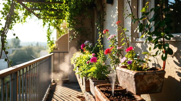 Aménager un balcon floral : les meilleures serres de jardin compactes