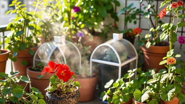 Aménager un balcon floral : les meilleures serres de jardin compactes