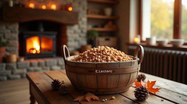 Granulés de bois E.Leclerc pour un chauffage économique et écologique